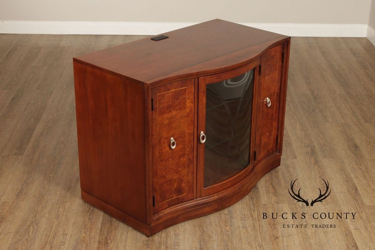 Thomasville 'Bogart' Mahogany Media Cabinet
