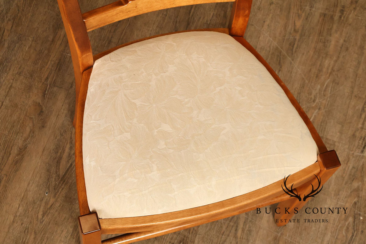 Nichols & Stone Set of 6 French Country Style Maple Dining Chairs