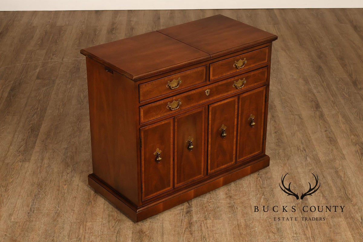 Henredon 18th Century Portfolio Georgian Style Walnut Server