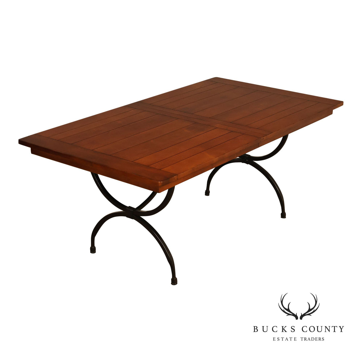 Charleston Forge Wrought Iron Expandable Dining Table