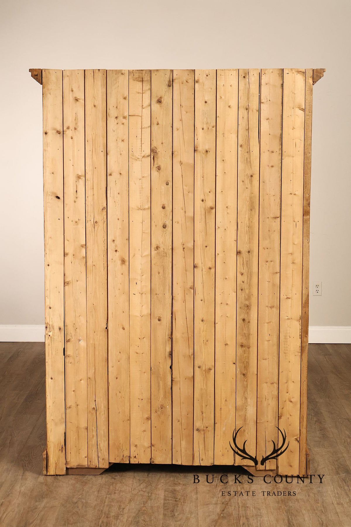 Pine Country Style Armoire Cabinet With Drawers