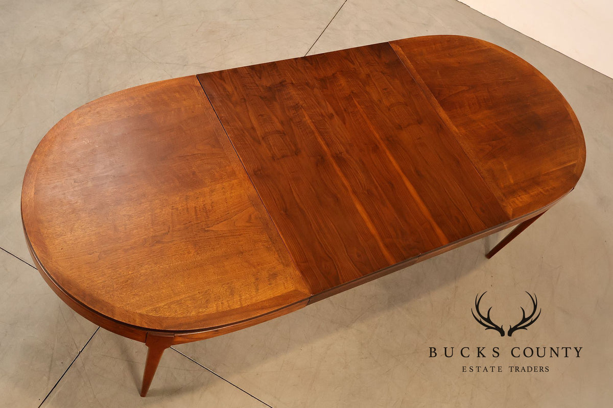 Lane 'Rhythm' Mid Century Modern Walnut Expandable Dining Table
