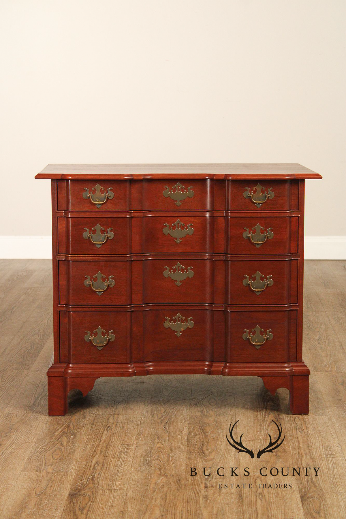 Bartley Collection Mahogany Blockfront Chest of Drawers