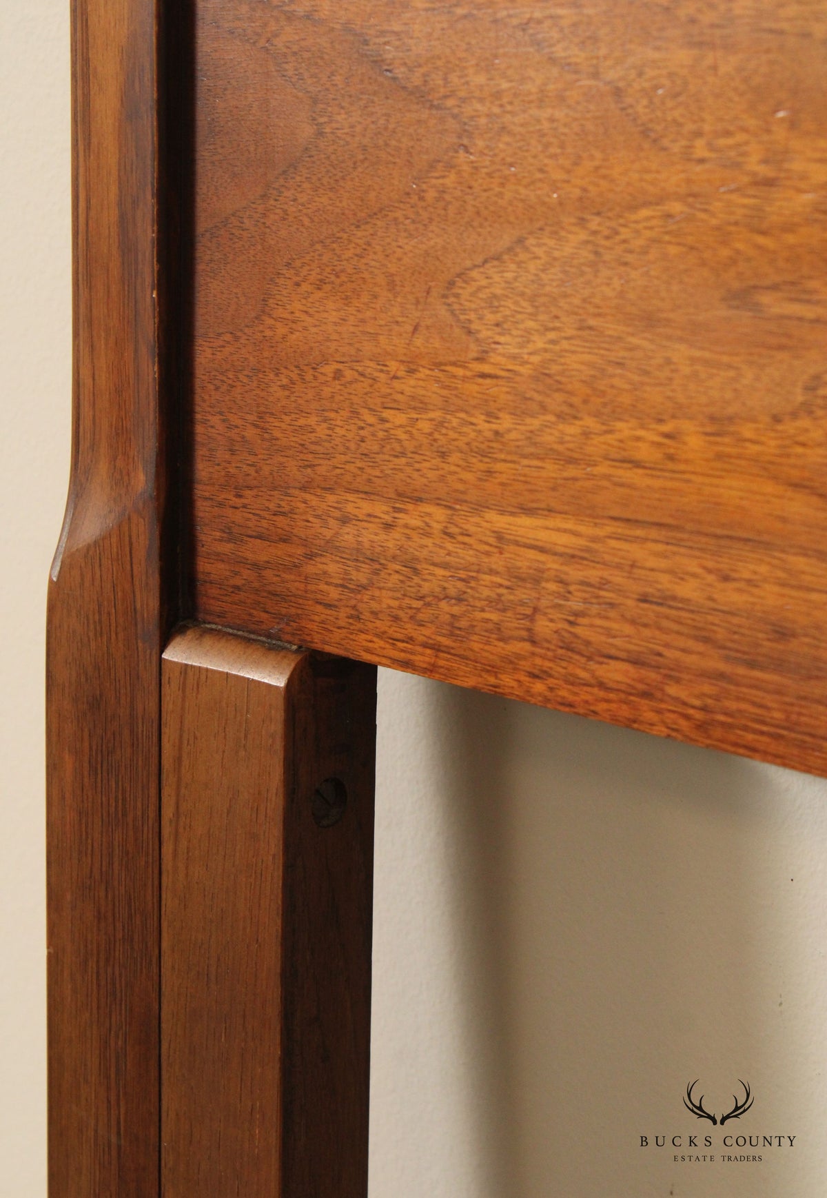 Mid Century Modern Walnut Queen Headboard