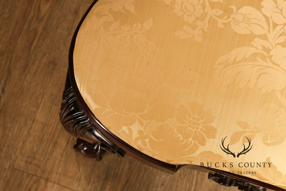 Kindel Winterthur Collection Set of Four Carved Dining Chairs