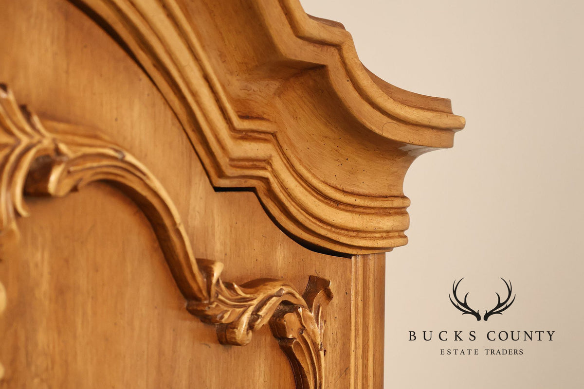 French Rococo Style Bombe Armoire Chest