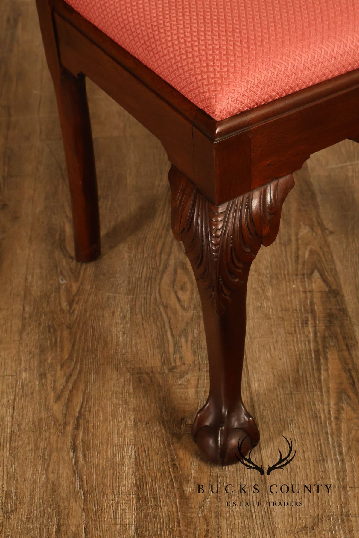 Chippendale Style Set of Eight Mahogany Dining Chairs