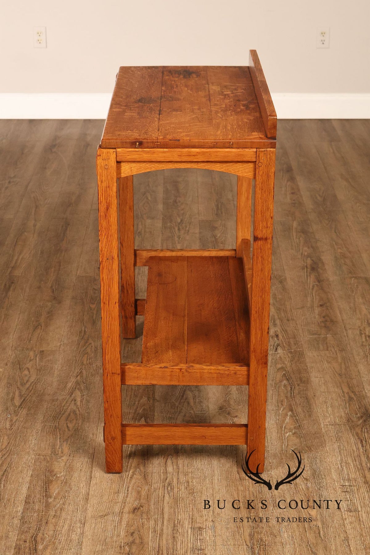 Antique Limbert Arts And Crafts Quarter Sawn Oak Server or Console Table