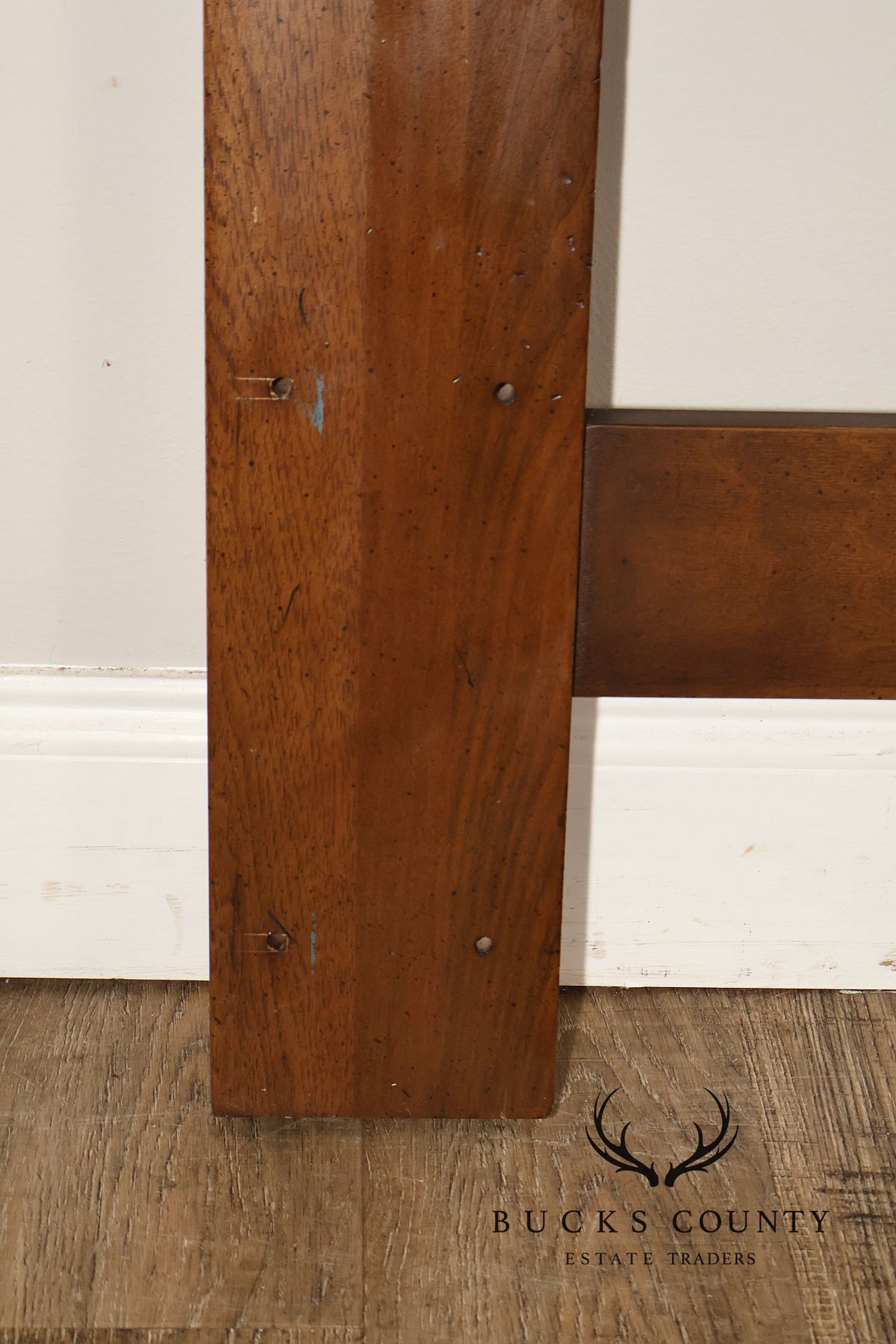 Henredon French Country Style King Size Caned Headboard