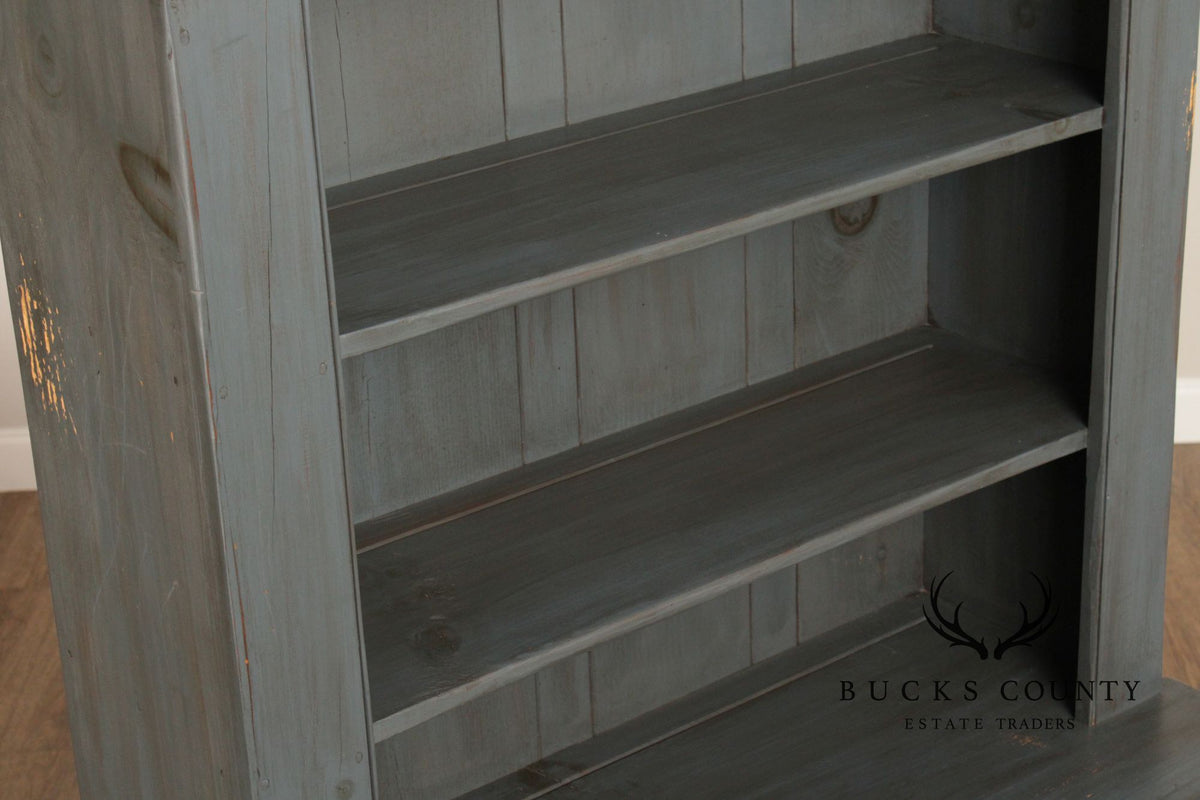 Benchmade Farmhouse Style Painted Hutch