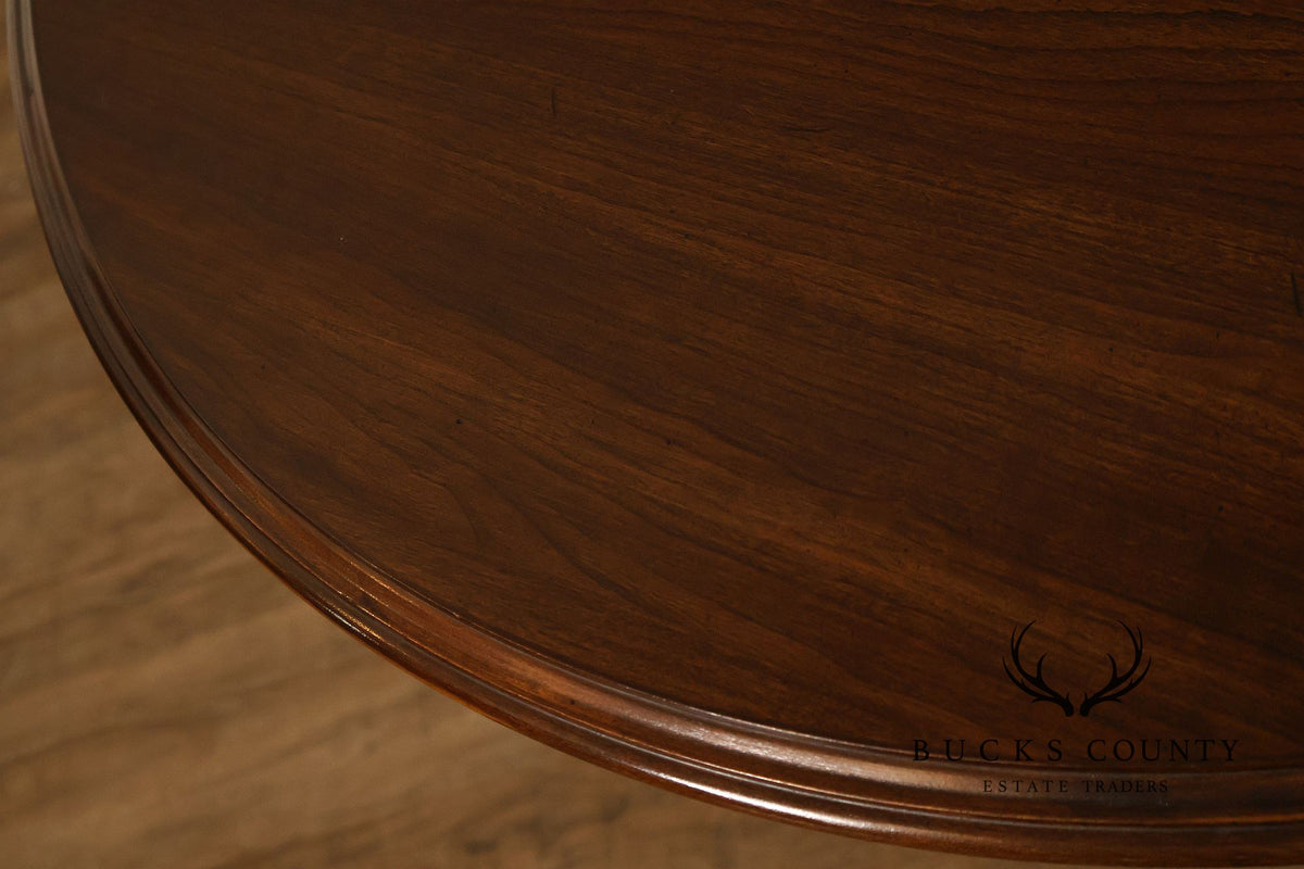 Traditional Tilt Top Pedestal Accent Table Tea Table