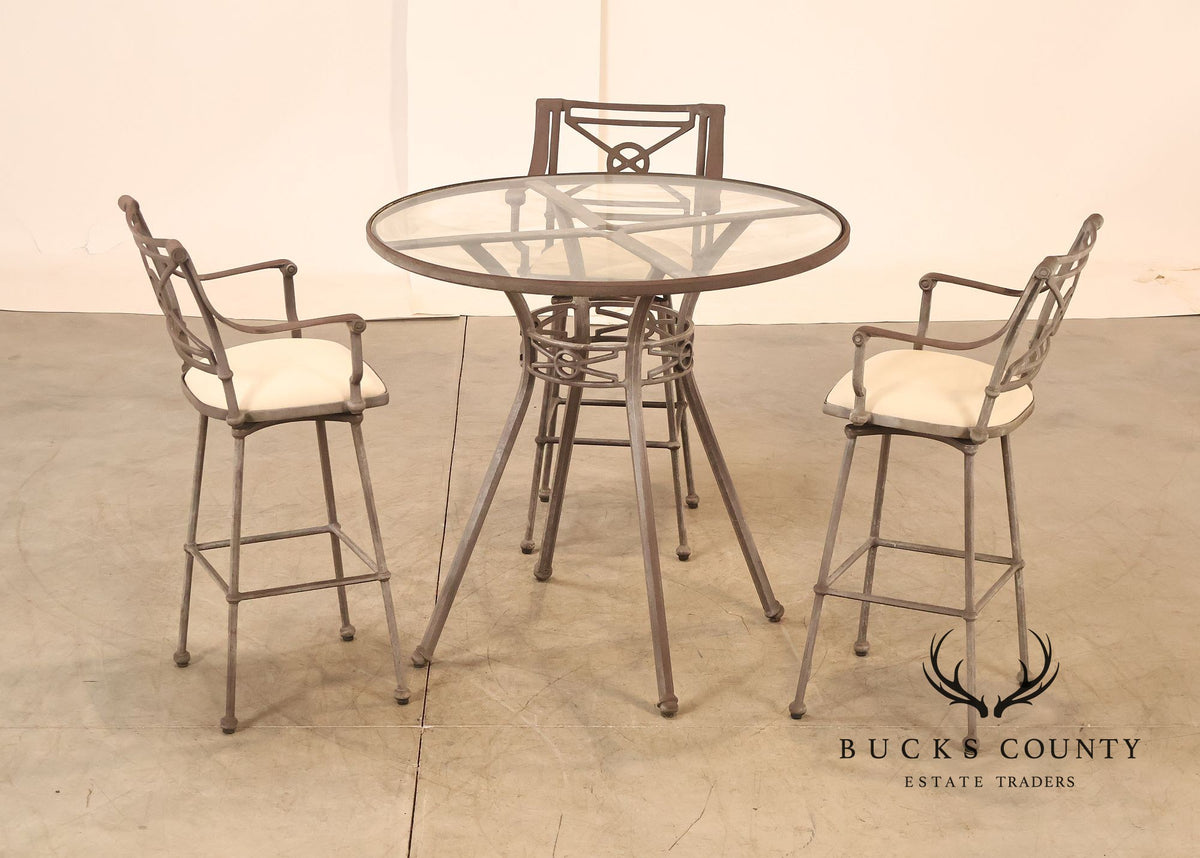 Woodard 'Delphi' Four-Piece Outdoor Bistro Set