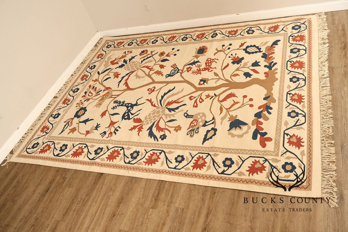 Capel Folk Art Style Tree of Life Area Rug