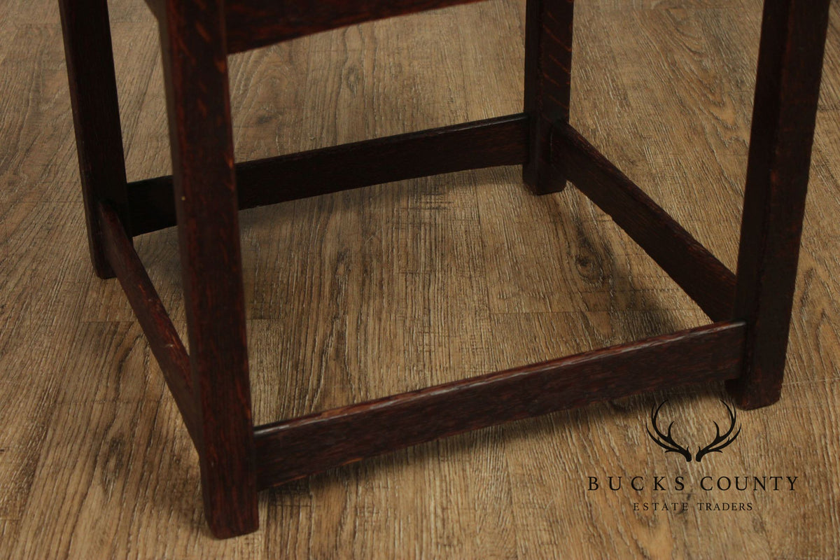Grand Rapids Bookcase & Chair Co. Antique Mission Oak Stool