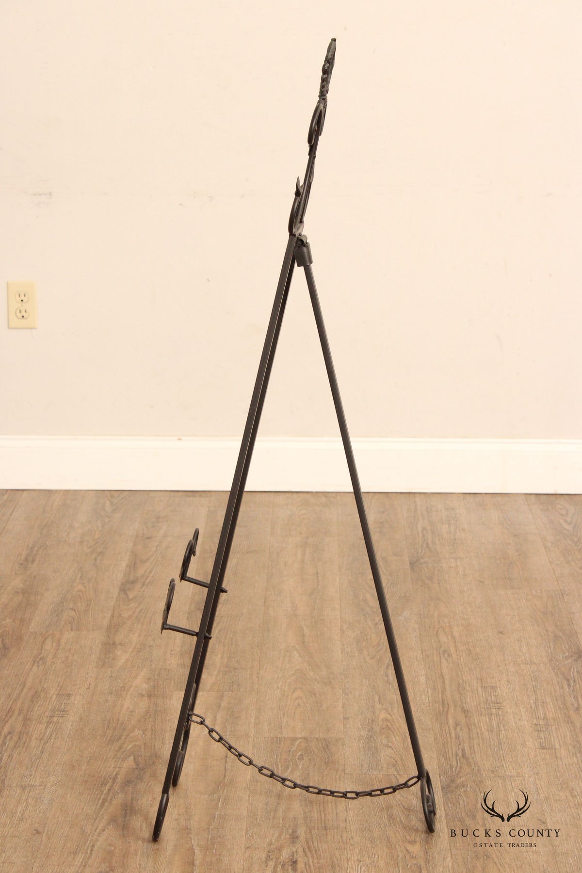 Art Nouveau Style Metal Easel