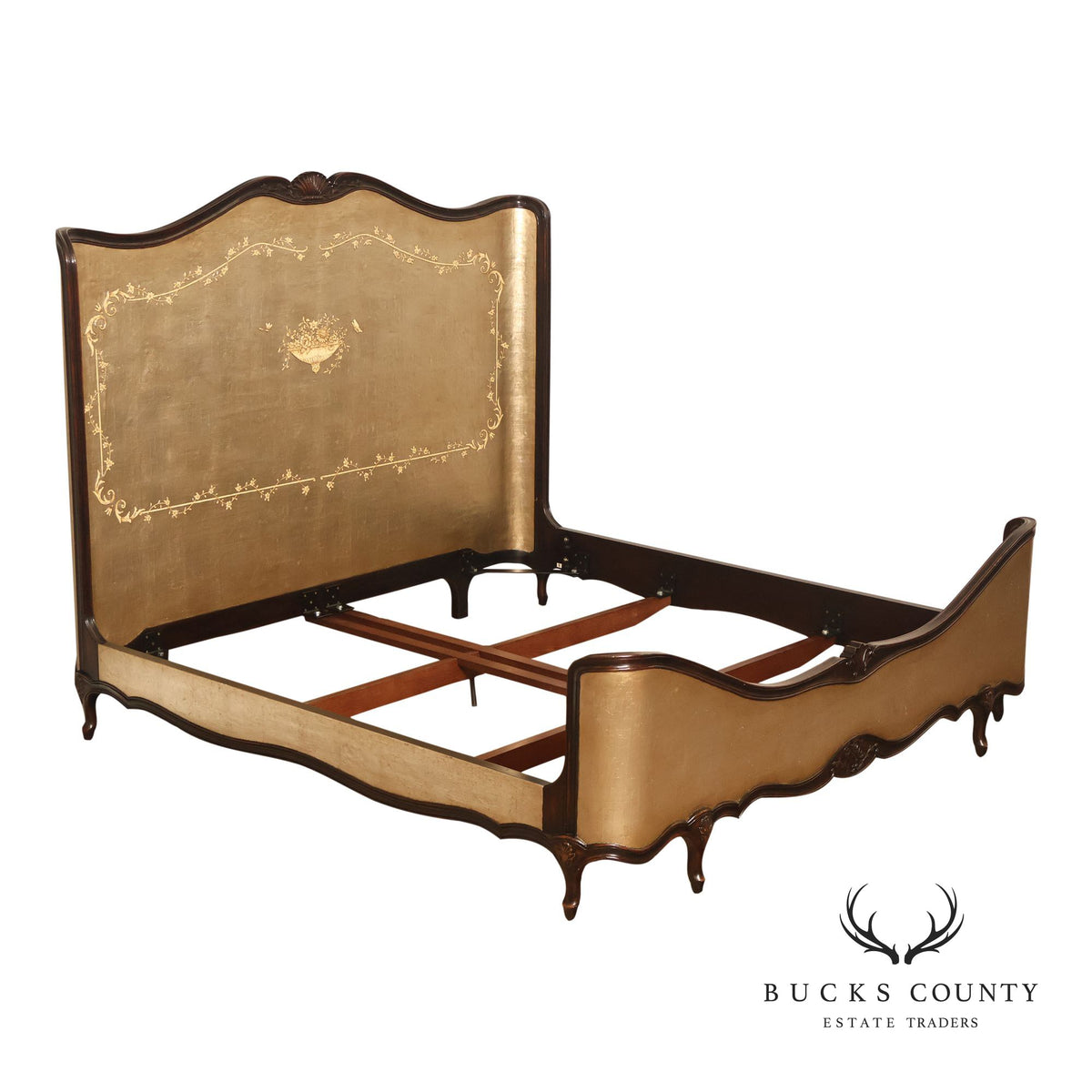 Theodore Alexander French Louis XV Style 'Marceline' King Bed