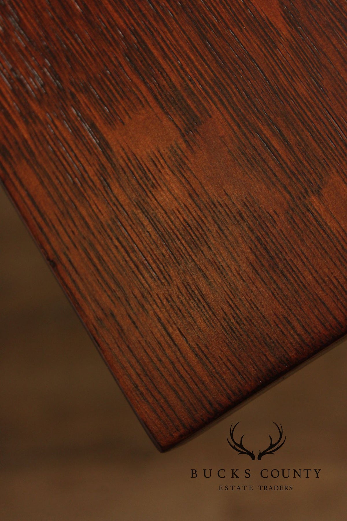 Antique Victorian Oak Partner's Executive Writing Desk
