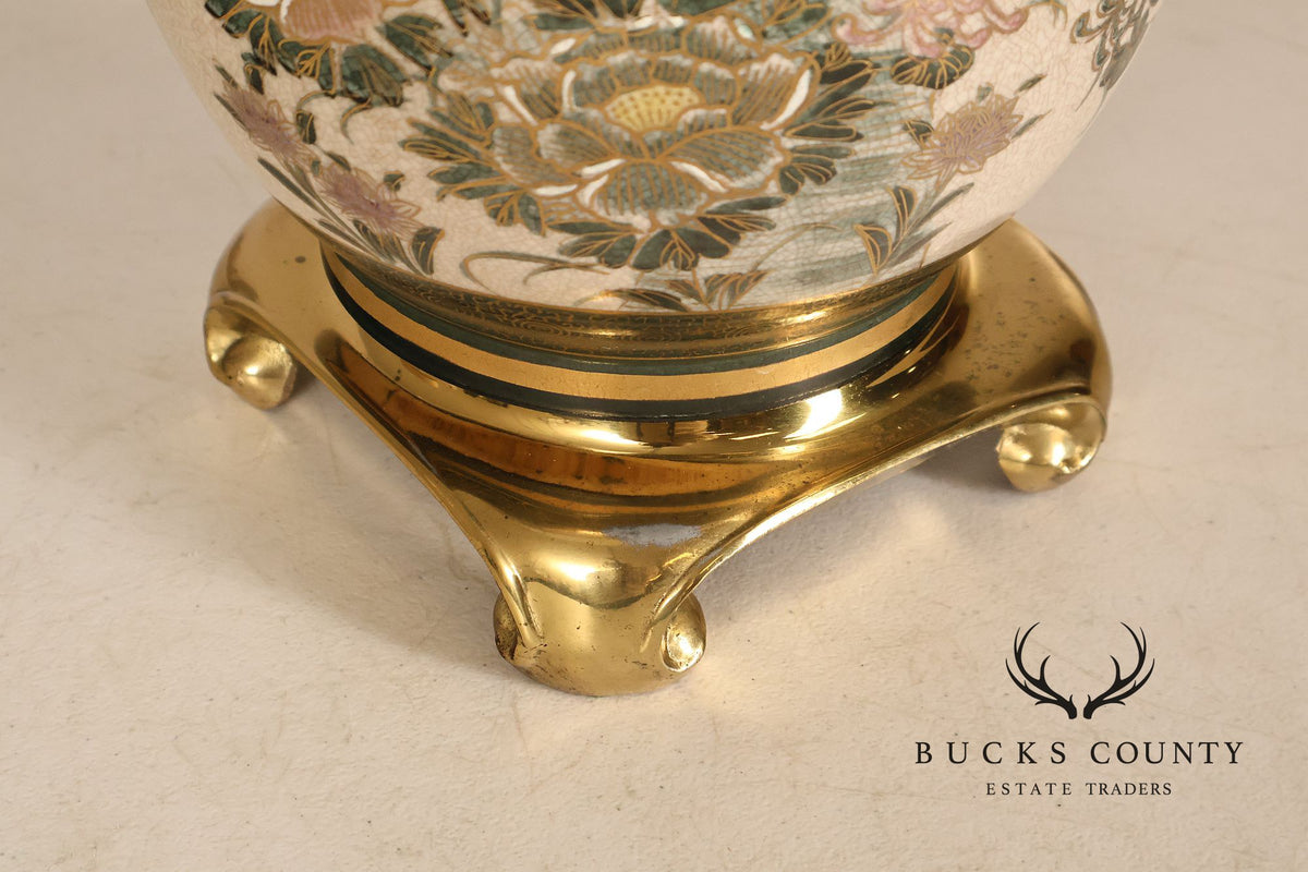 Japanese Style Porcelain Table Lamp