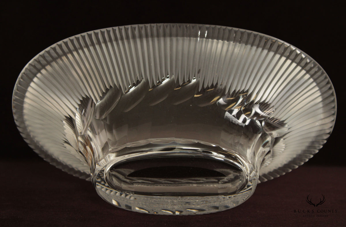 Ceska Czech Cut Glass or Crystal Bowl