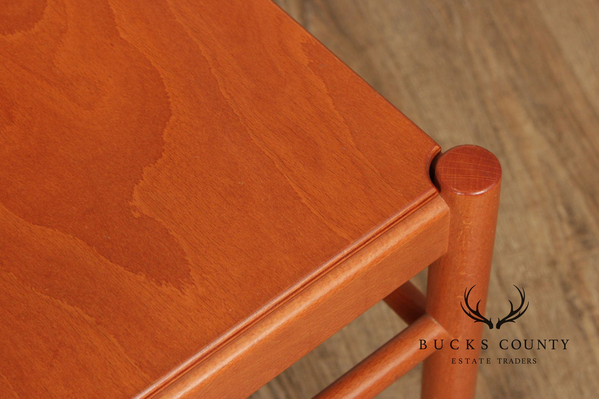 Calligaris Italian Modern Pair of Dining Side Chairs