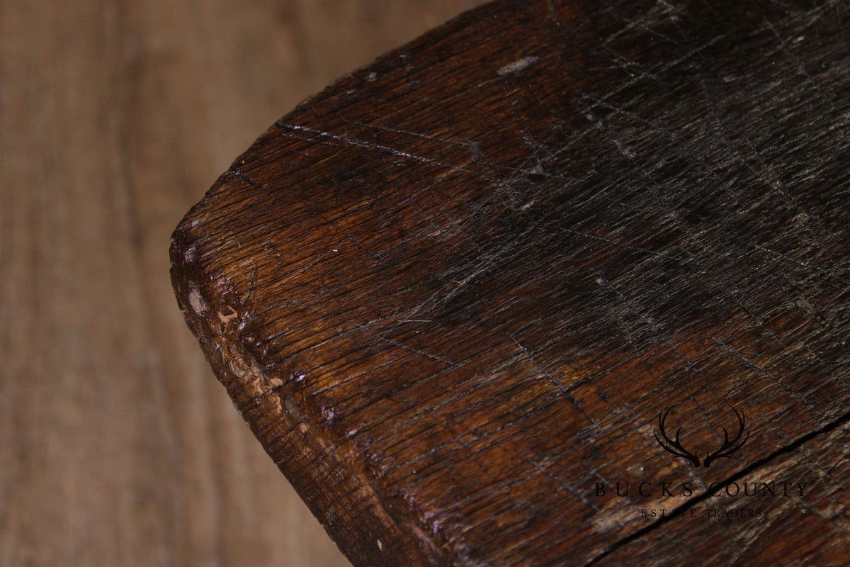Antique Rustic Long Pig Bench