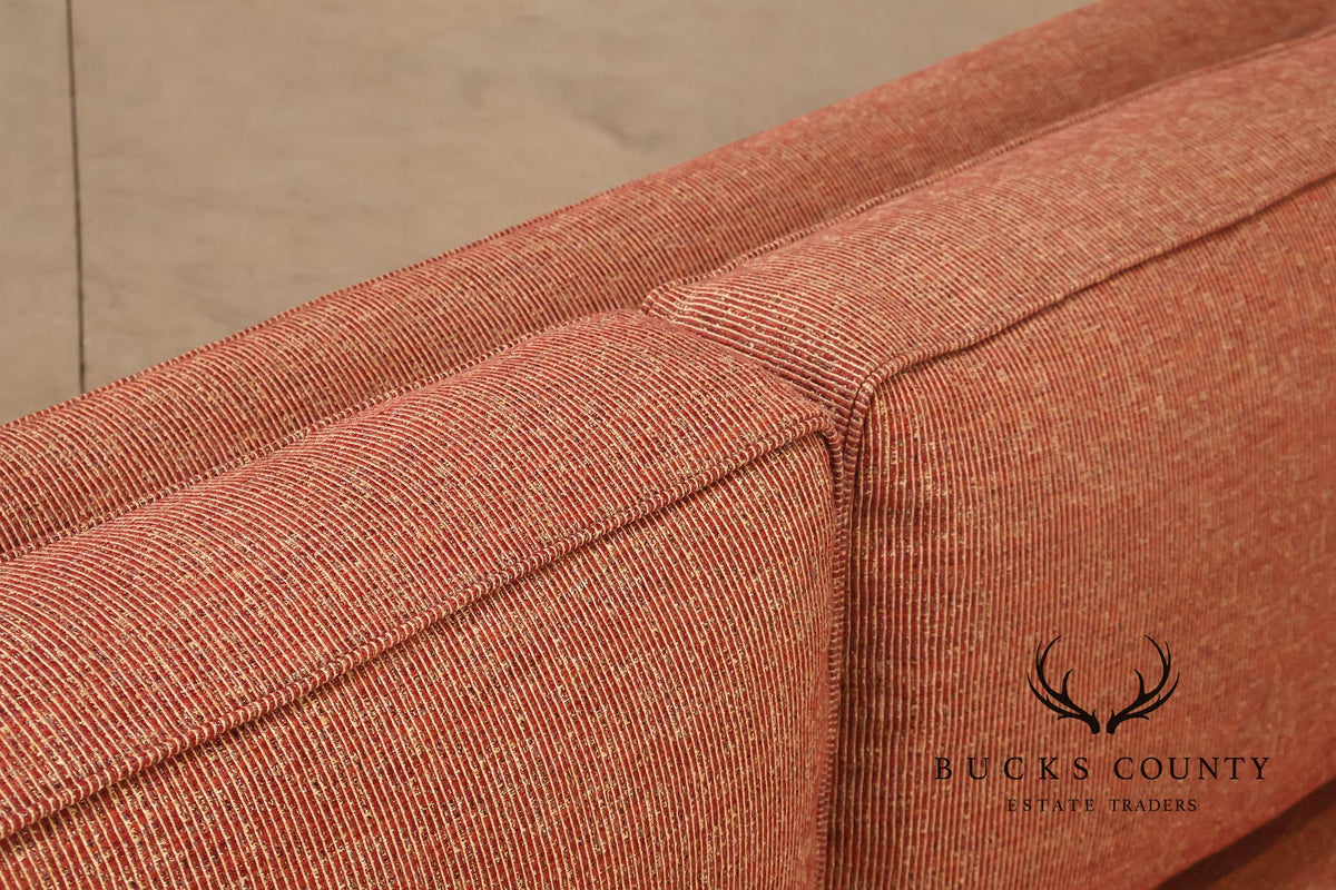 Contemporary Rolled Arm Upholstered Sofa