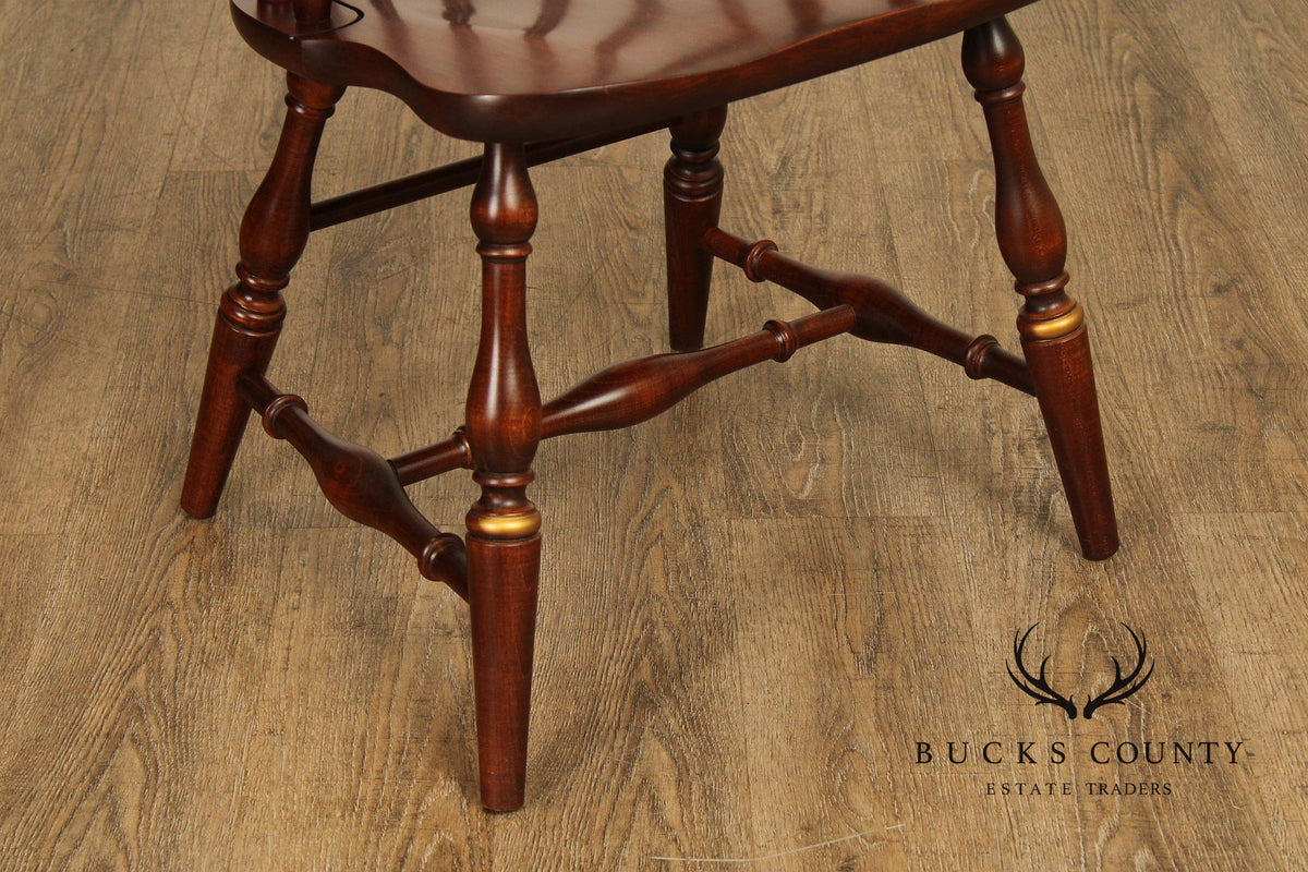 Hitchcock Stencil-Decorated Cherry Windsor Armchair