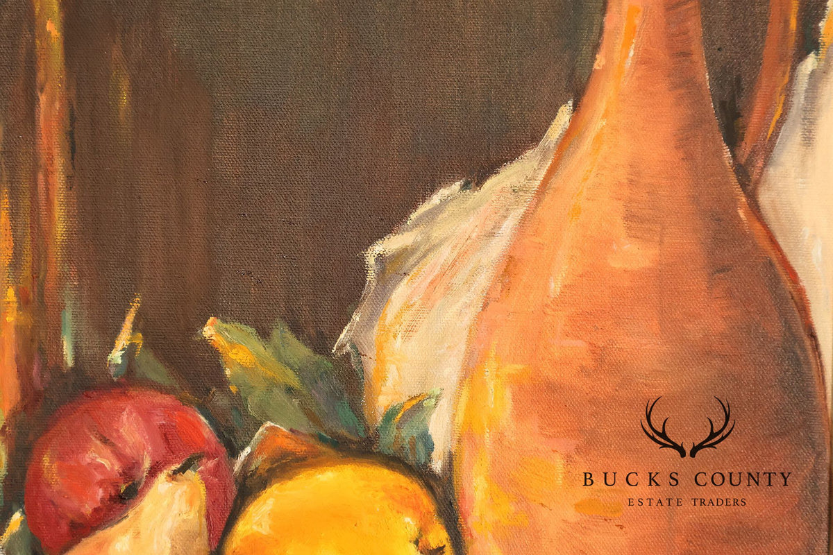 Artist Signed Mid Century Still-Life of Fruit