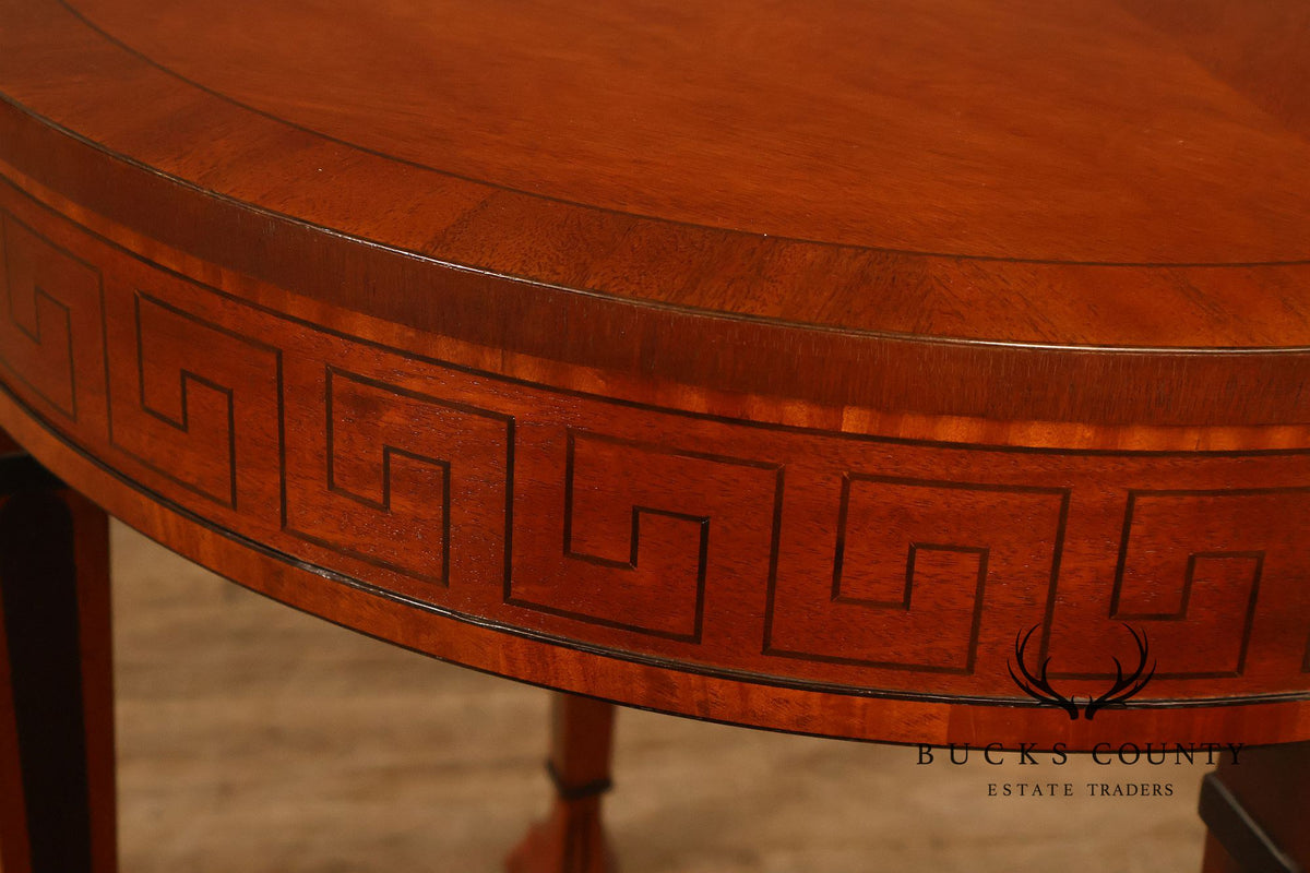 Baker Furniture Neoclassical Style Round End Table
