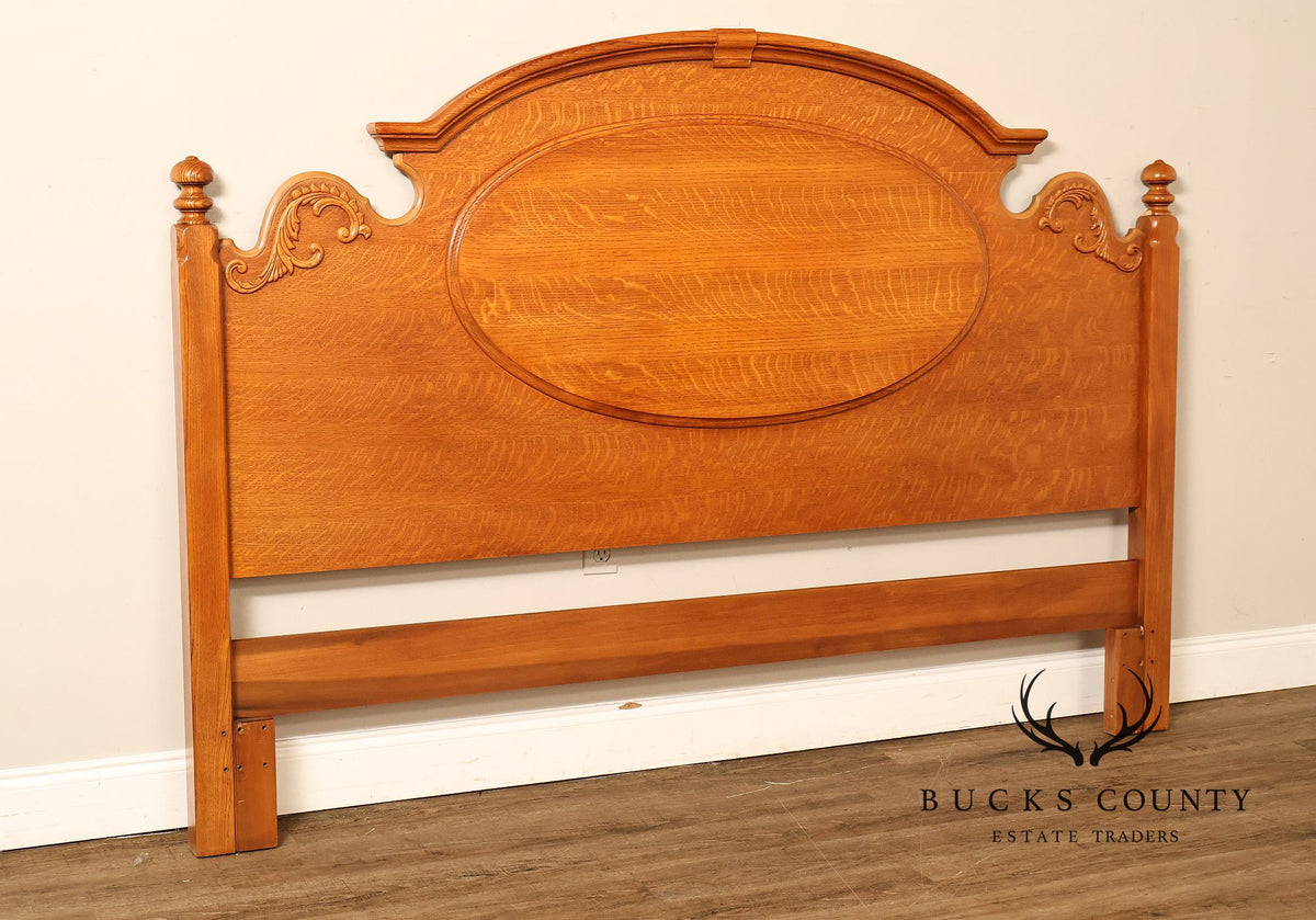 Lexington Furniture Victorian Revival Oak King Size Headboard