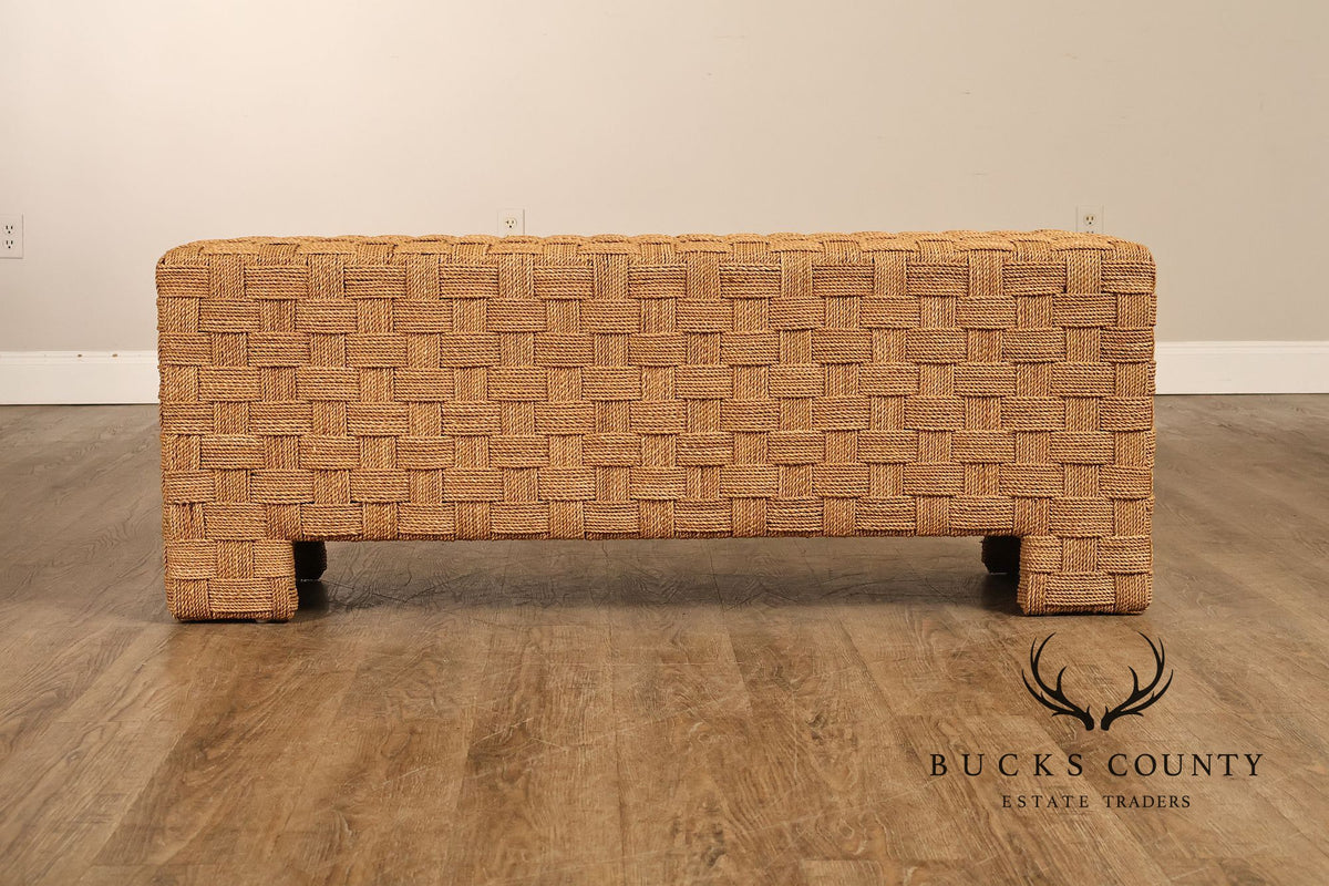 Lane Furniture Woven Rope Bench