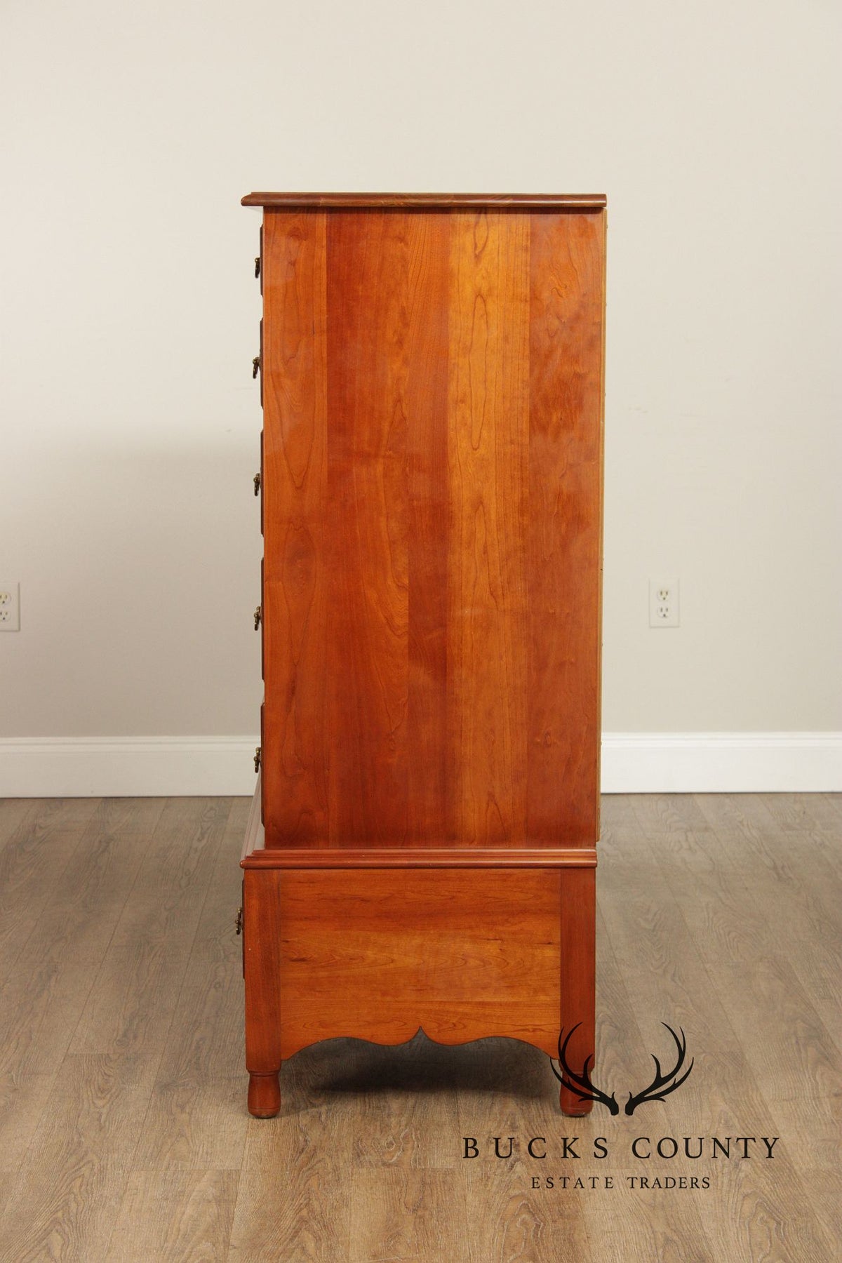 Stickley Vintage Traditional Solid Cherry Tall Chest