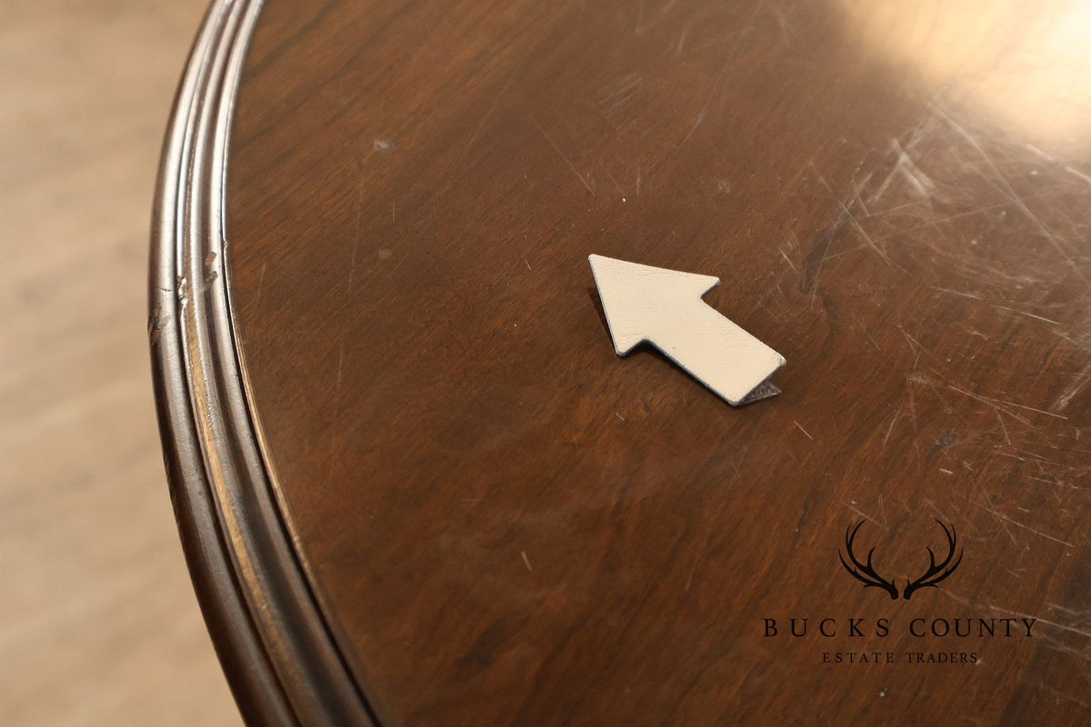 Traditional Tilt Top Pedestal Accent Table Tea Table