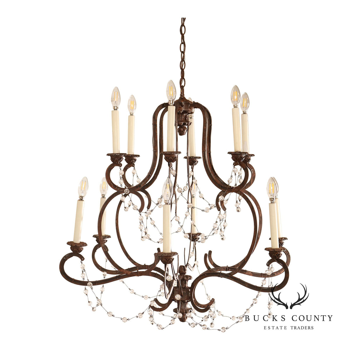 Niermann Weeks Avignon Iron Chandelier