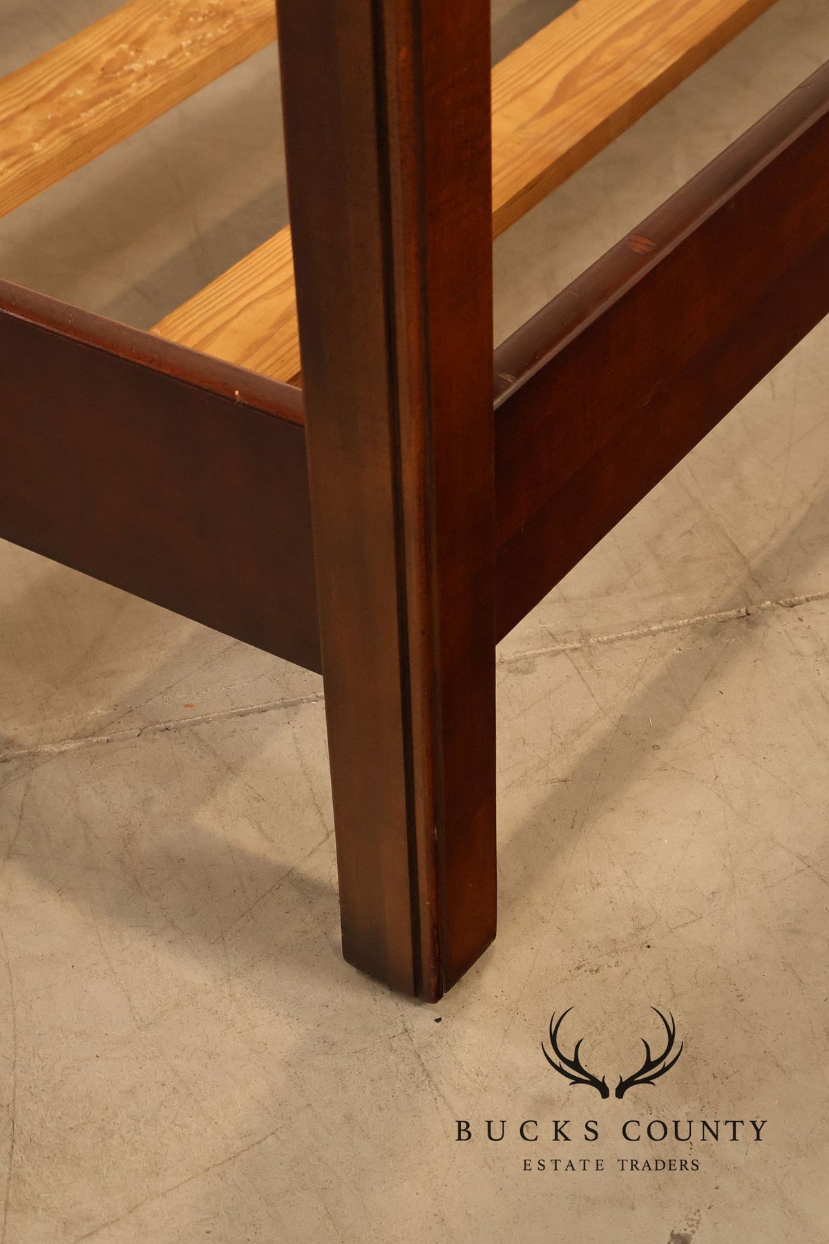 National Mt. Airy Queen Cherry Four Poster Canopy Bed Frame