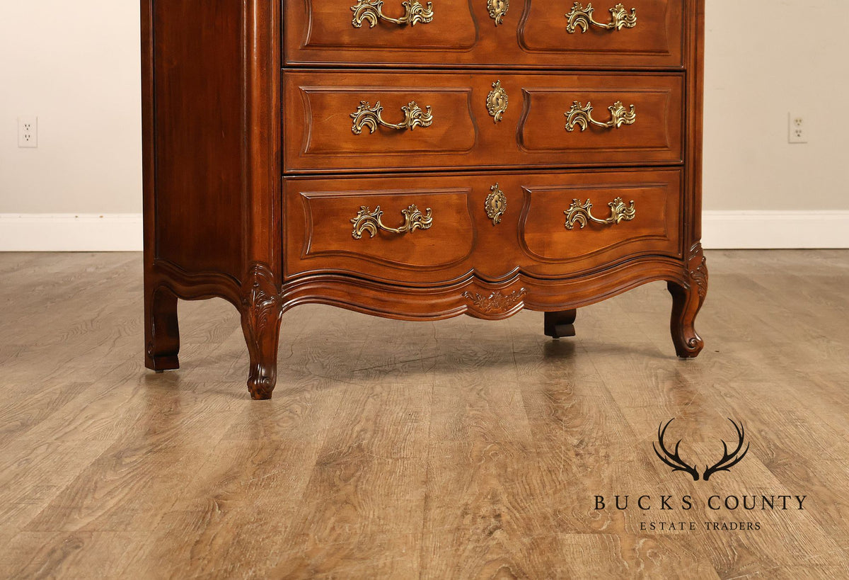 Henredon French Country Style Walnut Armoire