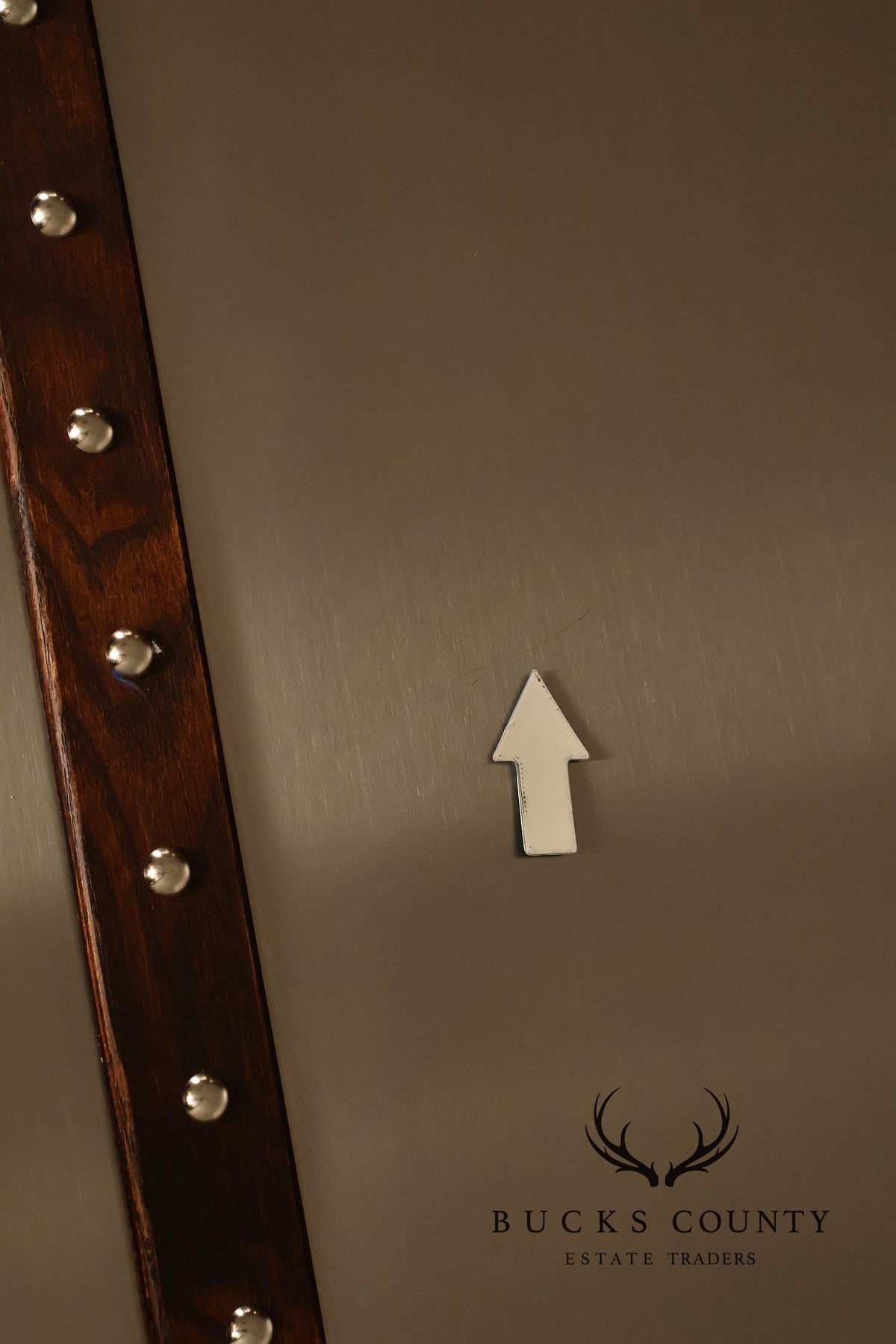Restoration Hardware 'Mayfair' Steel and Leather Chest of Drawers