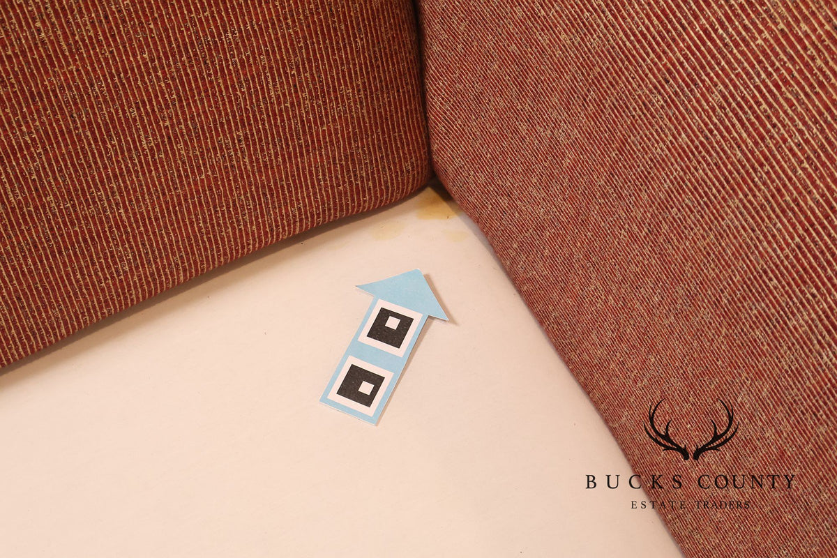 Contemporary Rolled Arm Upholstered Sofa