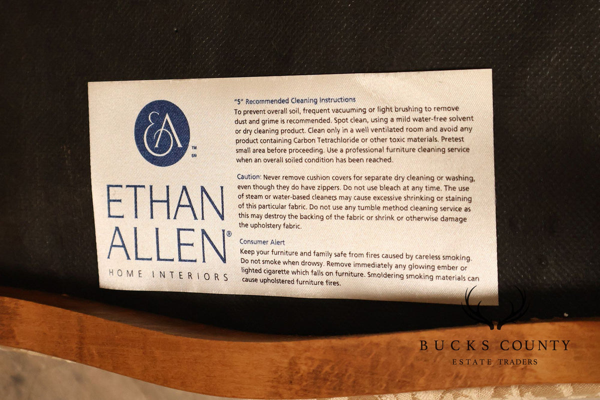 Ethan Allen French Country Style Small Foot Stool