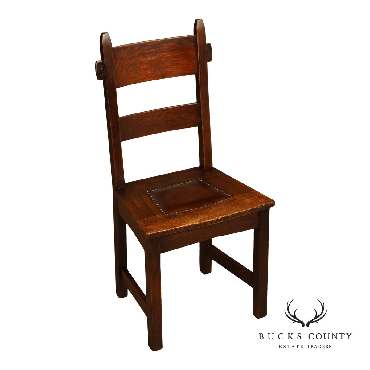 Gustav Stickley Antique Rabbit Ear #1291 Dining Chair