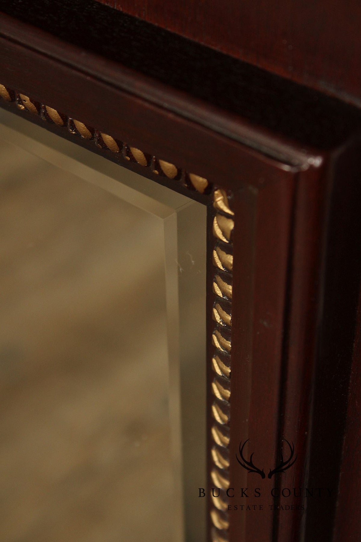 Lexington Chippendale Style Mahogany Wall Mirror