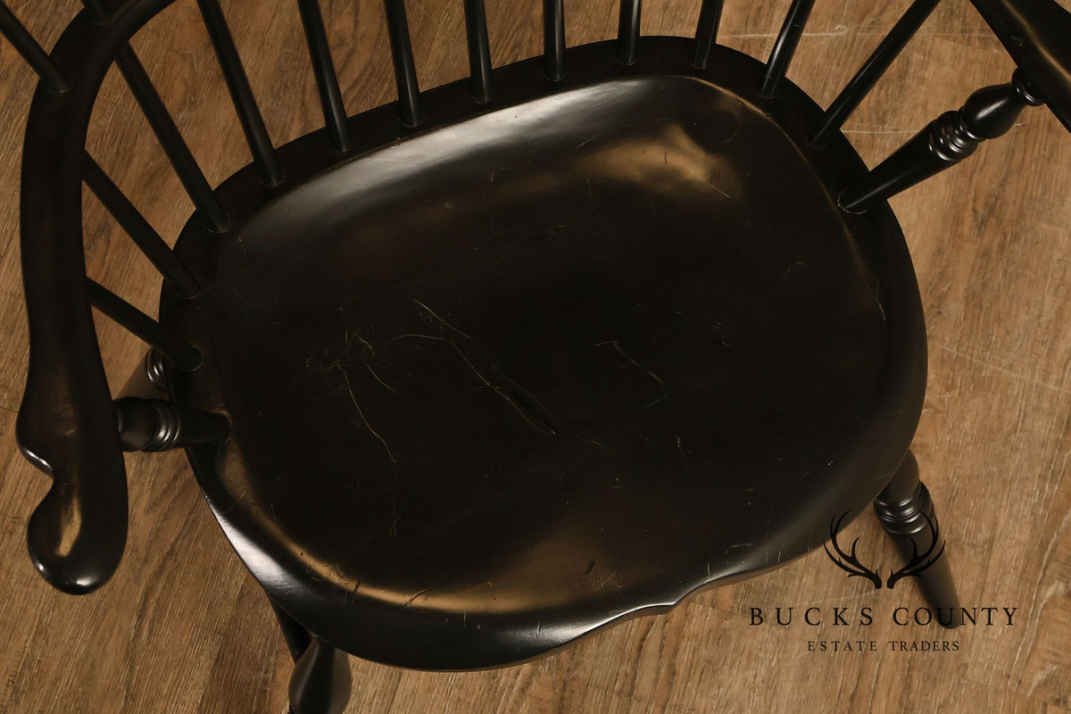 James Brown Ebonized Windsor Armchair Replica Windsor