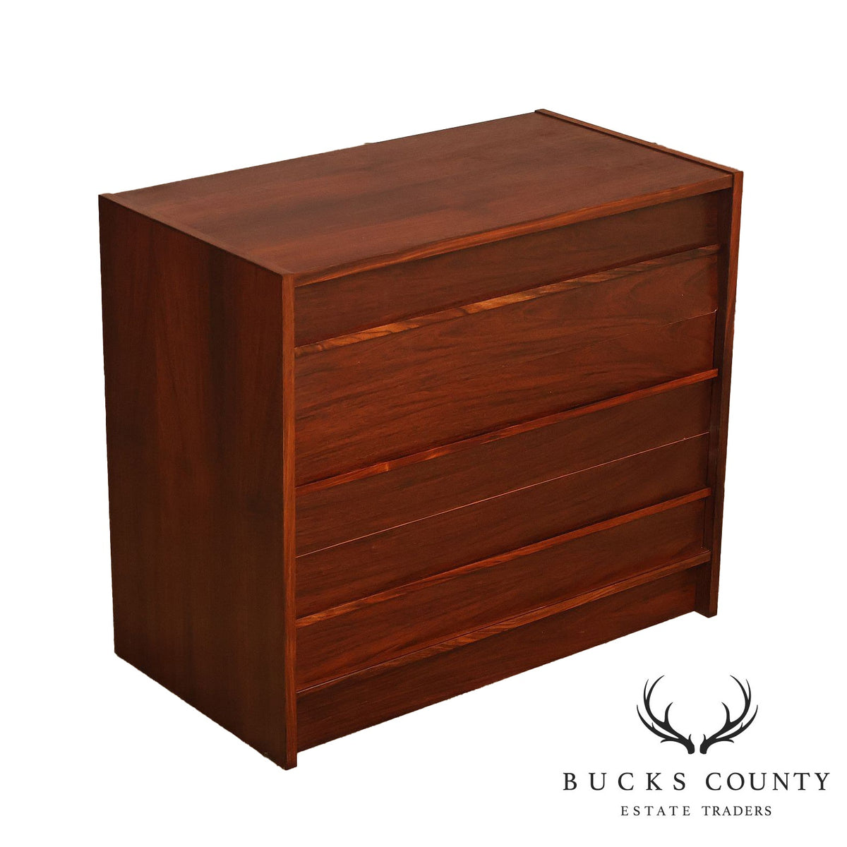 Danish Modern Rosewood Four-Drawer Chest Of Drawers
