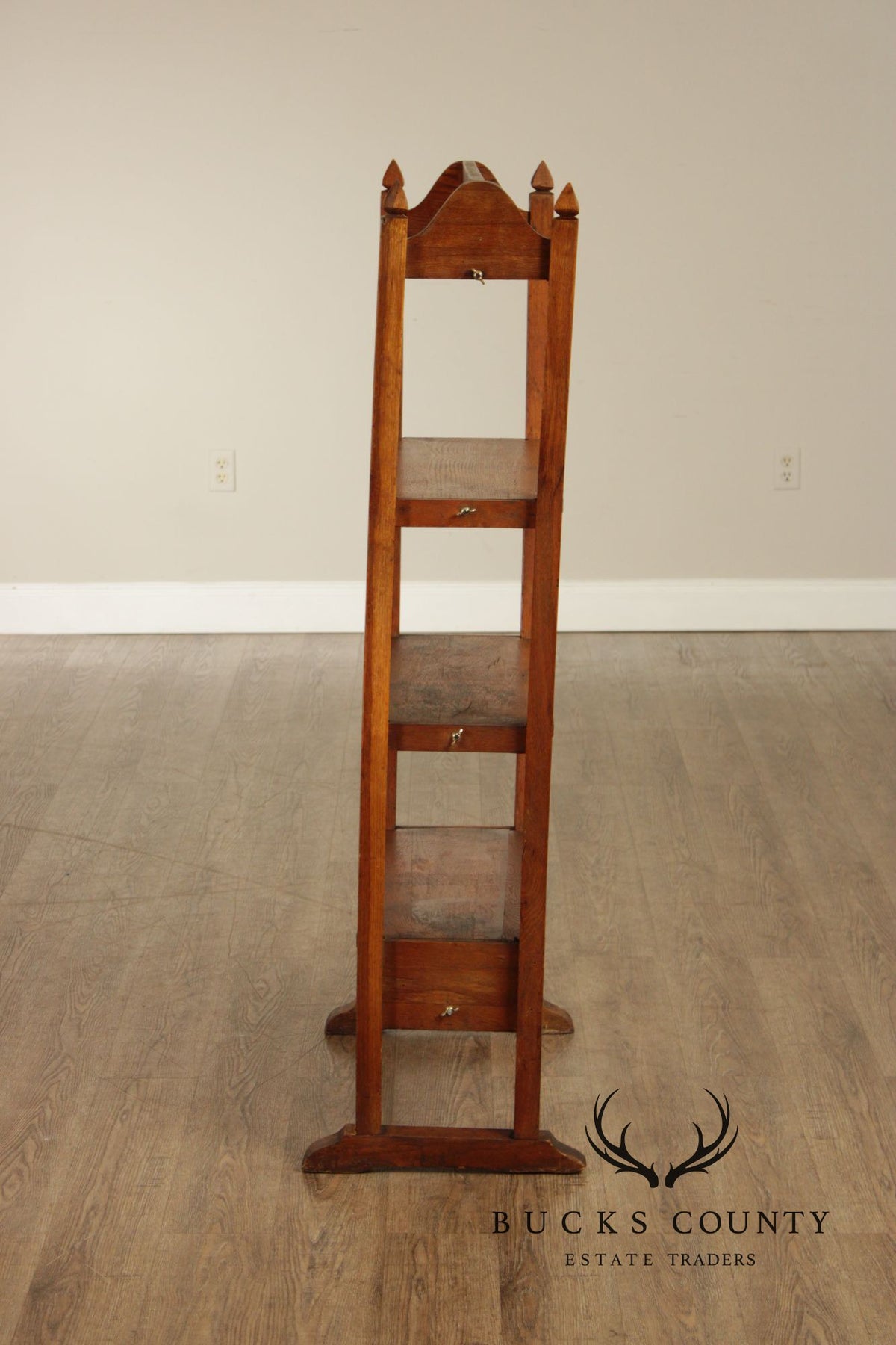 National Biscuit Company Arts & Crafts Oak Display Shelf