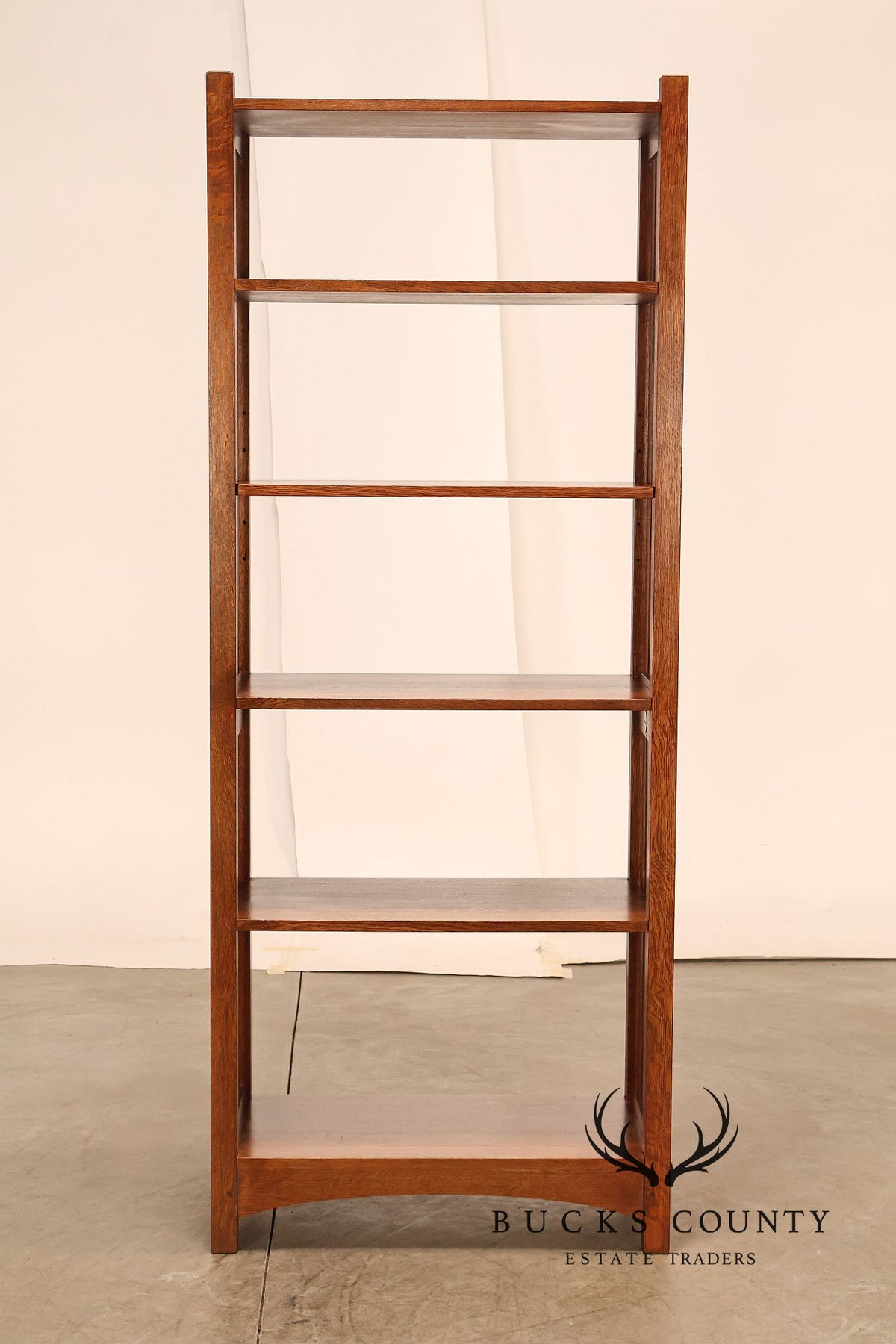 Stickley Mission Collection Oak Open Bookcase