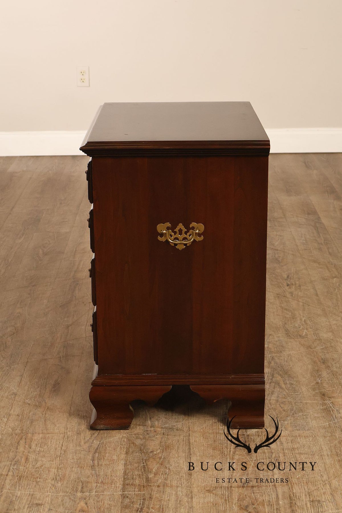 Ethan Allen Georgian Court Cherry Bedside Chest of Drawers