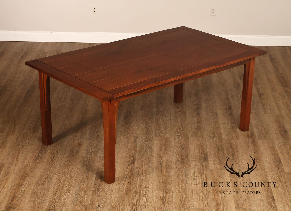 Stickley Mission Collection Cherry Extendable Dining Table