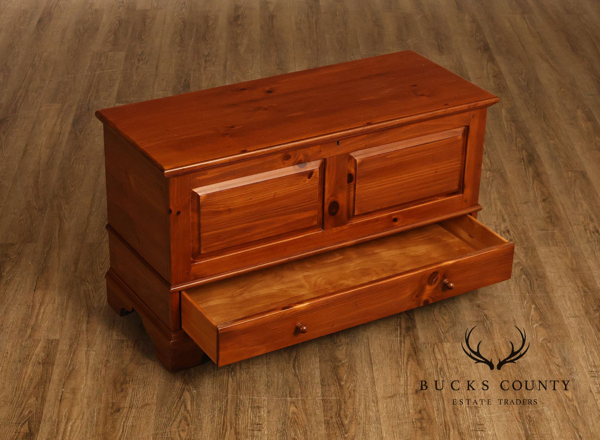 Ethan Allen Cedar-Lined Pine Blanket Chest