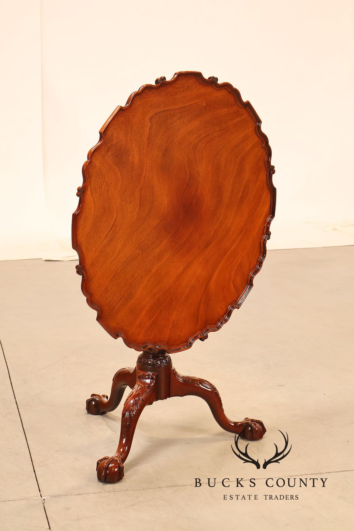 Kindel Winterthur Collection Mahogany Tilt Top Table