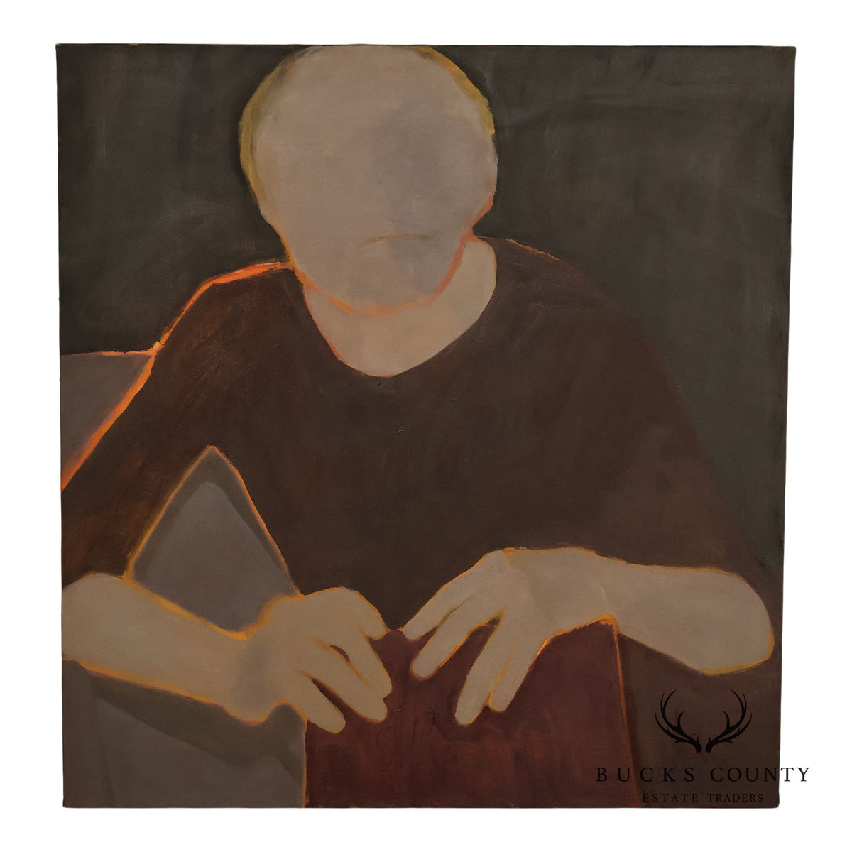 Anne Cooper Dobbins Oil Painting, 'Woman With Her Purse'
